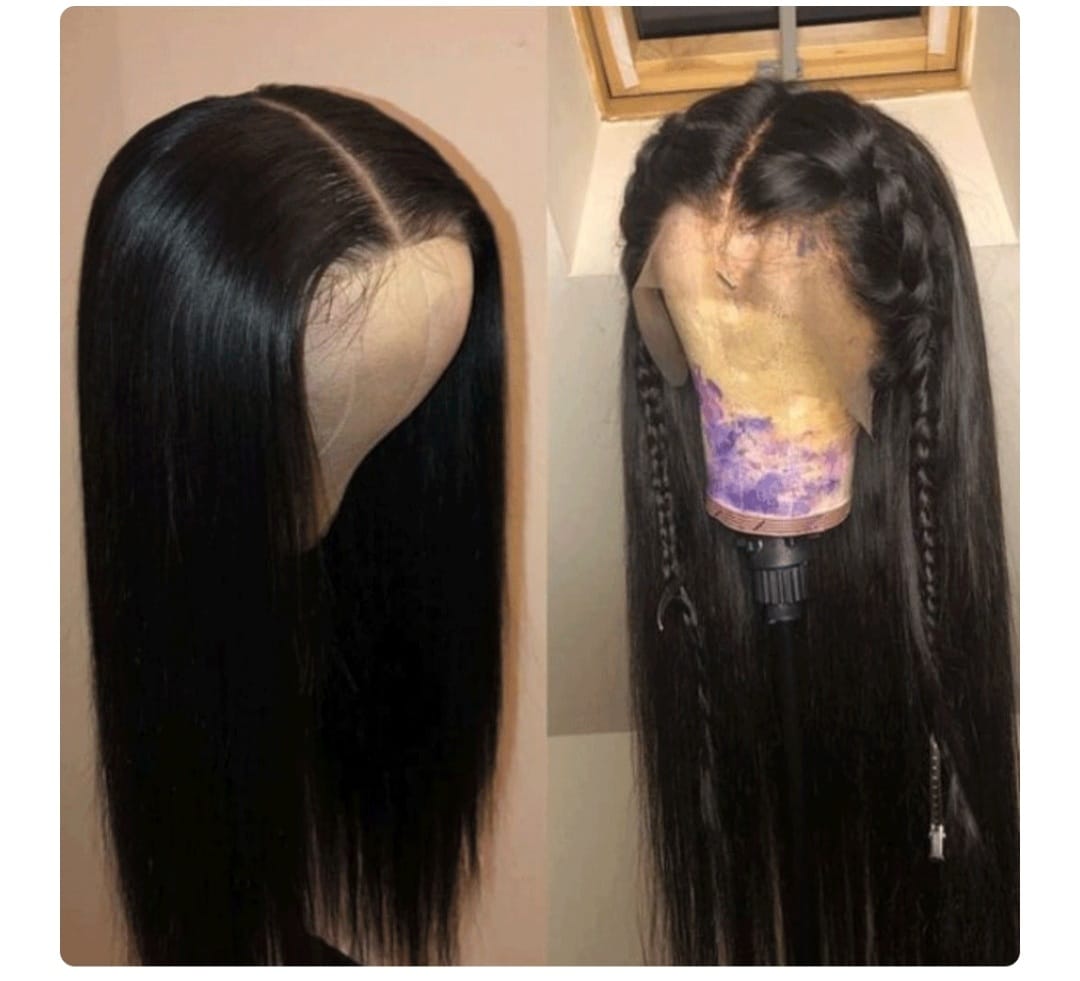 Transparent human hair wig. 180 nsity. Lenght from 12 _36 inch